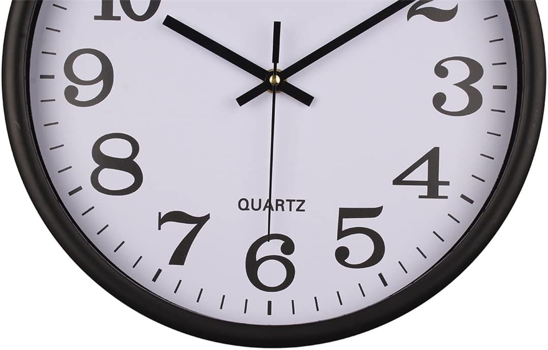 Reloj de pared con movimiento silencioso, reloj creativo con diseño simple y moderno, reloj silencioso para decoración del hogar y sala de estar (10