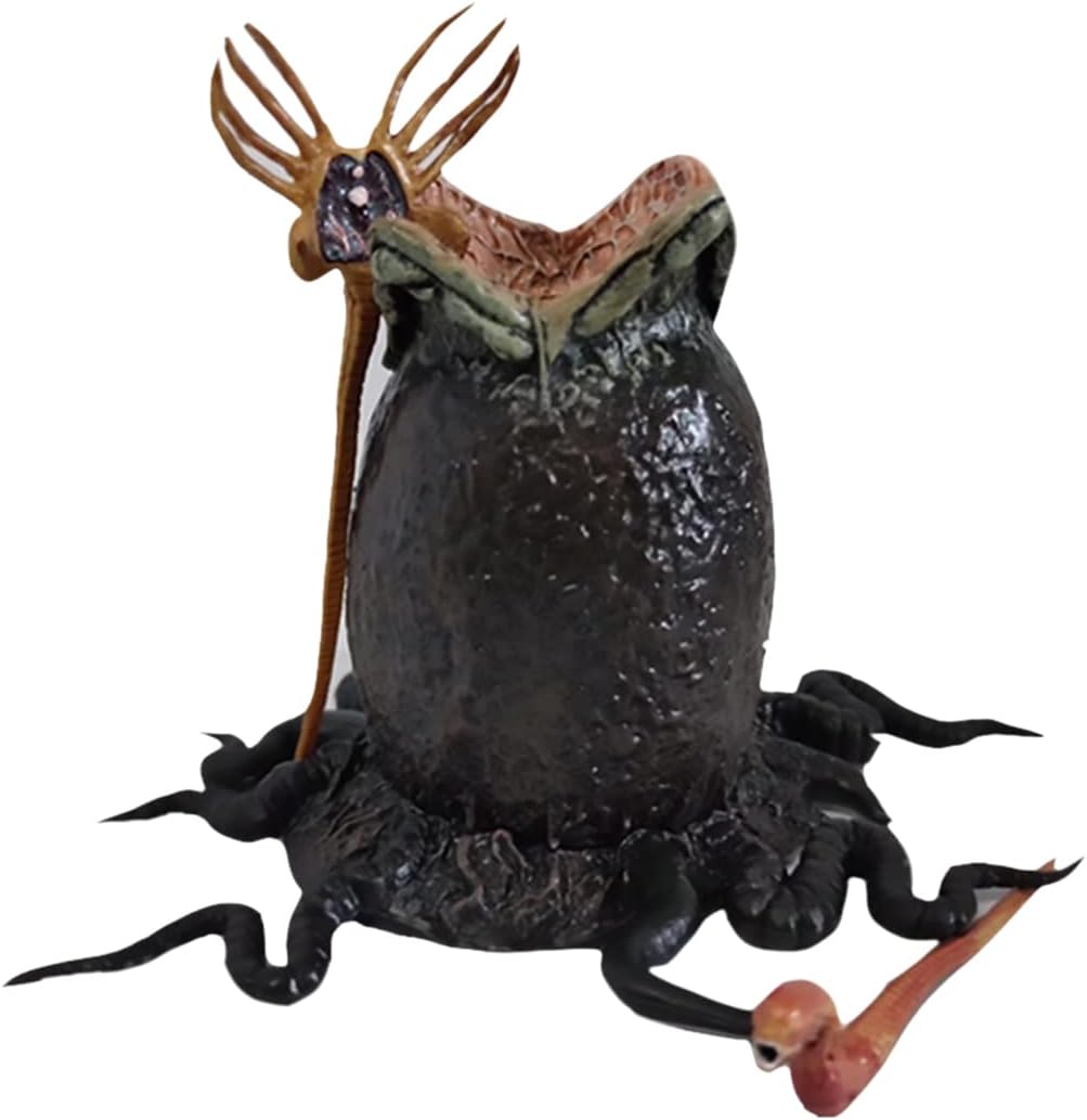 Es adecuado para la figura de acción de la escala de extraterrestres de depredador, huevo de resurrección alienígena, multicolor, 6 piezas