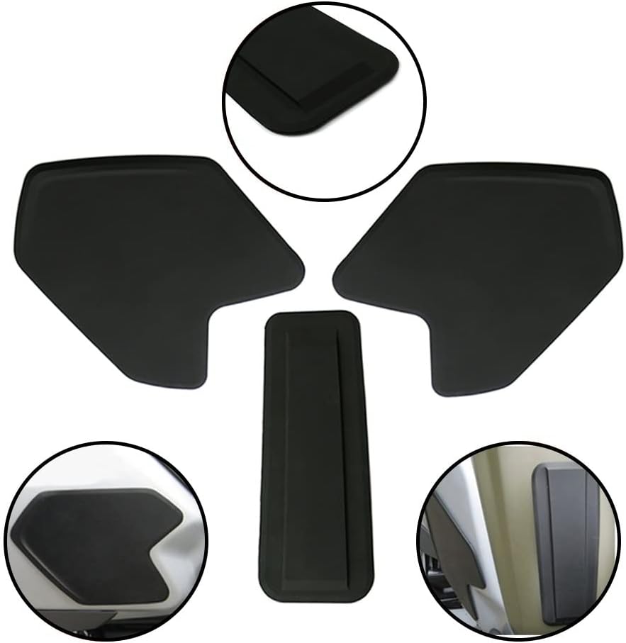 Adhesivo para tanque de combustible de motocicleta, almohadillas protectoras de agarre de rodilla para motocicleta, calcomanías laterales,