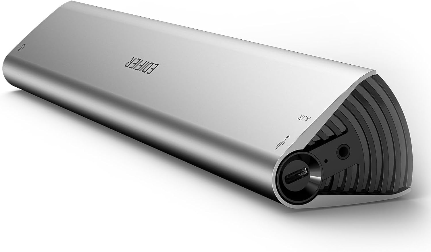 Edifier Altavoz Bluetooth portátil de mesa inalámbrico con sonido estéreo fuerte, graves ricos, carcasa de aluminio actualizada, control táctil,