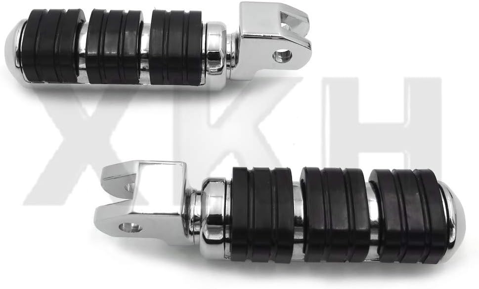 Compatible con Stryker Virago 1100 750 V-Max V-Star 1100 650 Reposapiés delantero Chr B00Y8SH63E