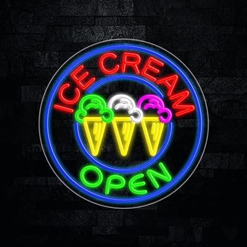 Cartel de neón led helado 26″ x 26″ #31150