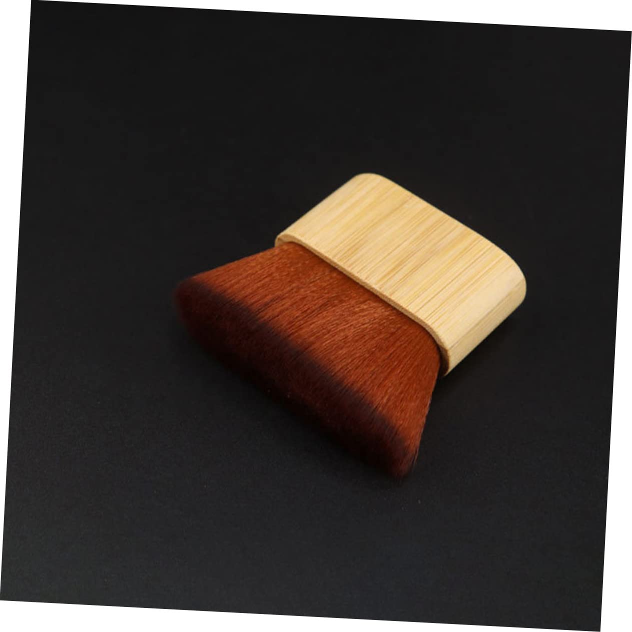 FOMIYES Cepillo de pelo para la cara, plumero de pelo suelto, plumero de cabeza, cepillo de peluquero suave, cepillo de afeitado para hombres,