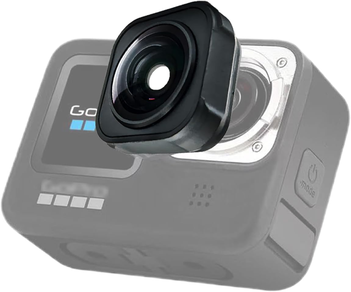 Max Lens mod Compatible con GoPro HERO9101112 Negro –