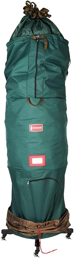 Bolsa de almacenamiento vertical para árboles bolsa de almacenamiento para árbol de Navidad de 9 pies, sostiene árboles artificiales de hasta 9 pies