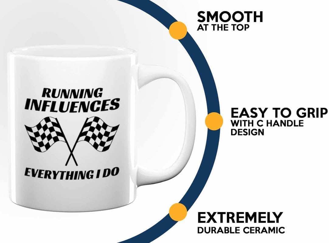 Racer Coffee Mug 11oz White – Everything I Do – Fuel Speed Racer Car Guys Circuit Automotive Racing Boy Gifts For Him Dad Men Boyfriend