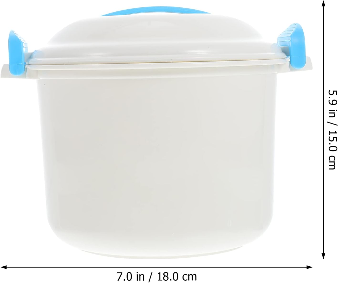 OSALADI Arrocera portátil para microondas, olla de arroz y pasta, vaporizador de arroz, recipiente de alimentos para verduras, sopas, apto para