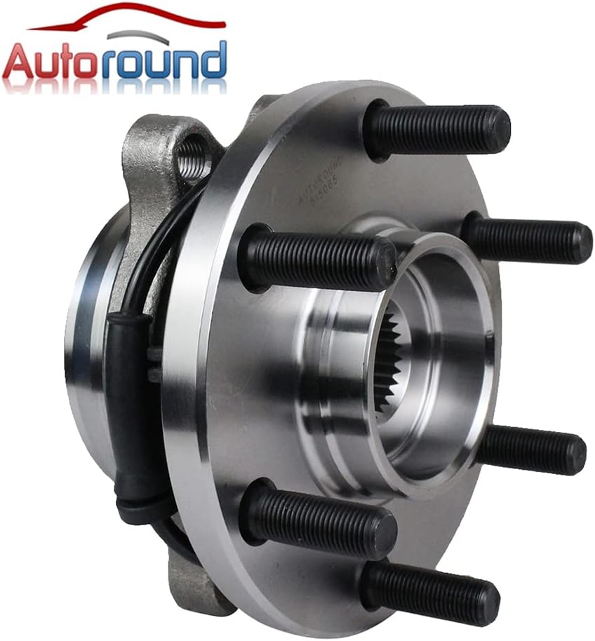 Autoround 515065 Buje de rueda delantera 4WD y conjunto de cojinetes compatible con Nissan Frontier 05-20Pathfinder 05-12Xterra 05-15, Suzuki