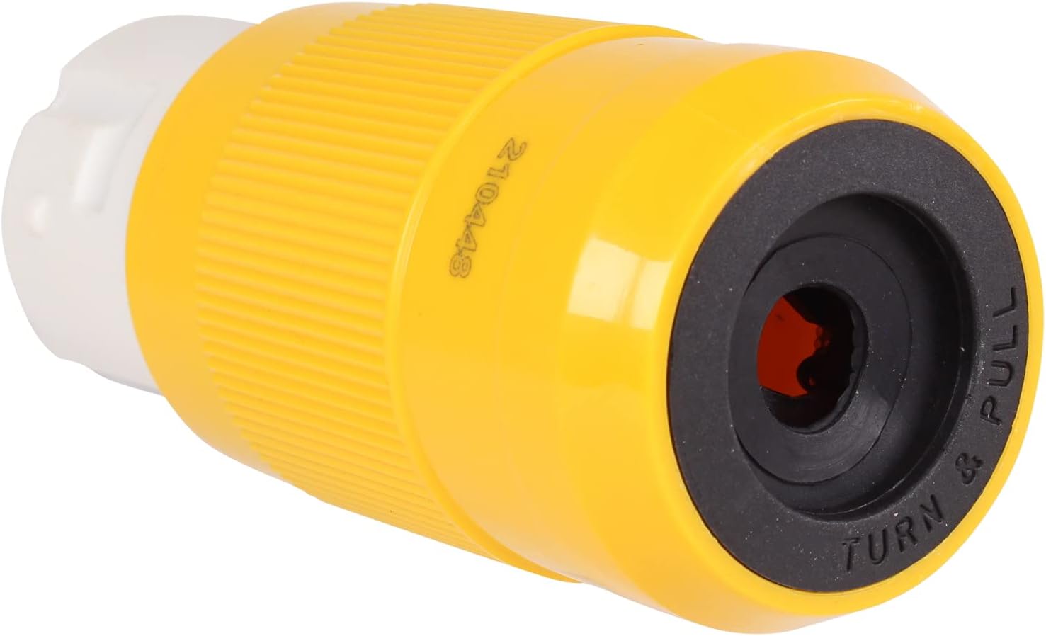 Journeyman-Pro CS6364C – Conector de cable generador de 50 amperios 125250 voltios, enchufe hembra con bloqueo giratorio, conexión a tierra de grado