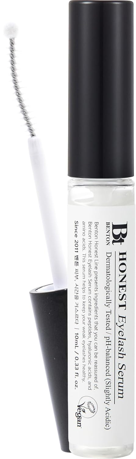 Benton HONEST – Suero de pestañas 0.3 fl oz0.33 fl. oz.  Nutrición de pestañasComplejo de aminoácidosHialuronato de Sodio