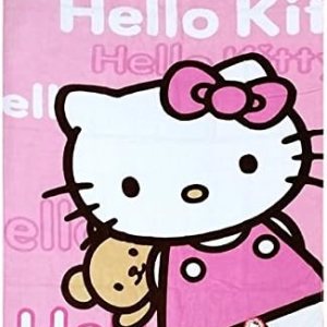 Hello Kitty Toalla de playa 28″ X 58″ 100% algodón ducha de baño rosa Hello Kitty Toalla de playa 28″ X 58″ 100% algodón ducha de baño rosa