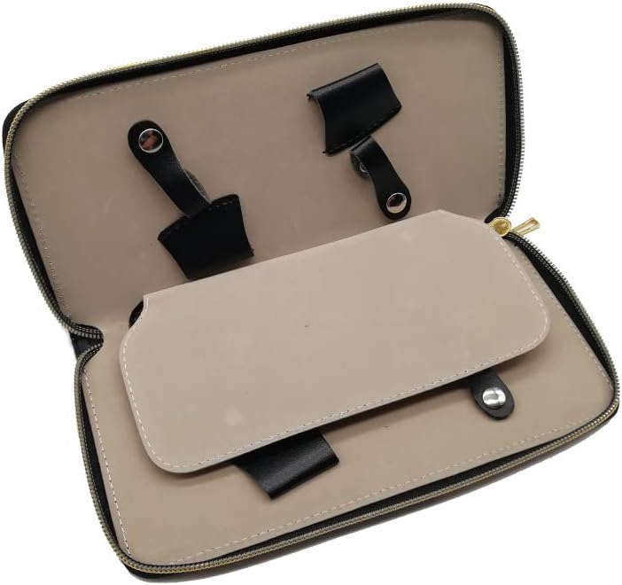 1 unid cuero tijeras caso peluquero peluquero bolsa accesorios peluquero herramientas de peinado