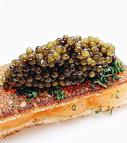 Old Classic Ossetra Sturgeon Malossol Caviar – Lata de 32 onzas, sabor exquisito, calidad, cosecha sostenible, caviar Ossetra gourmet real recién