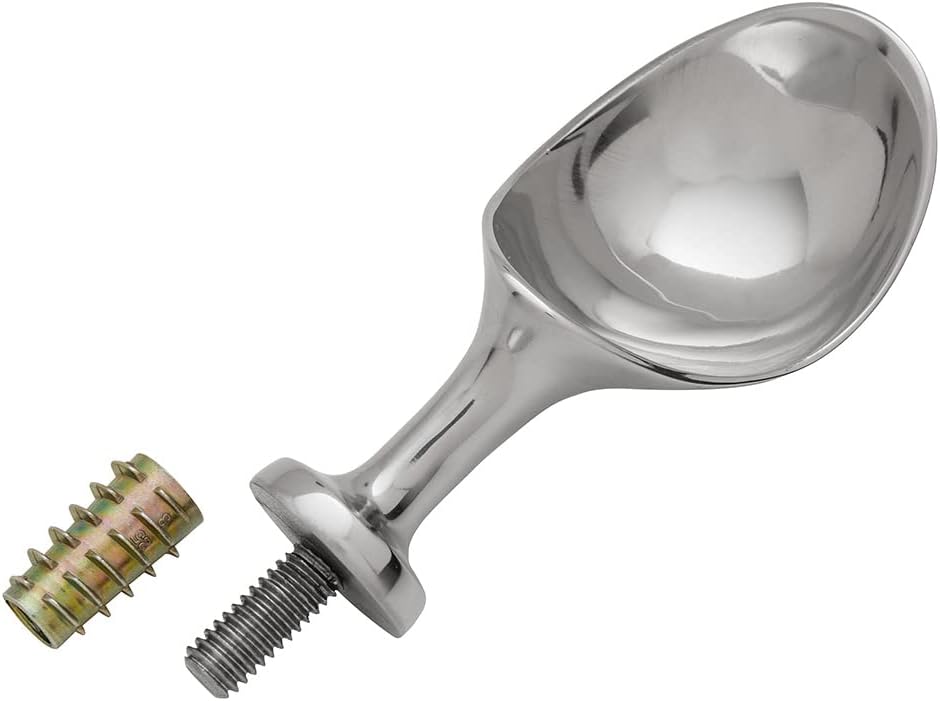 Kit de herramientas de cuchara de helado de acero inoxidable con inserto roscado, cucharas de helado para congelación más dura, accesorios de helado