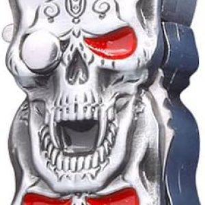 WEQTETJU Encendedor tipo antorcha de calavera, calavera de metal en relieve, genial, multifuncional, rellenable, ajustable, encendedor único a WEQTETJU Encendedor tipo antorcha de calavera, calavera de metal en relieve, genial, multifuncional, rellenable, ajustable, encendedor único a