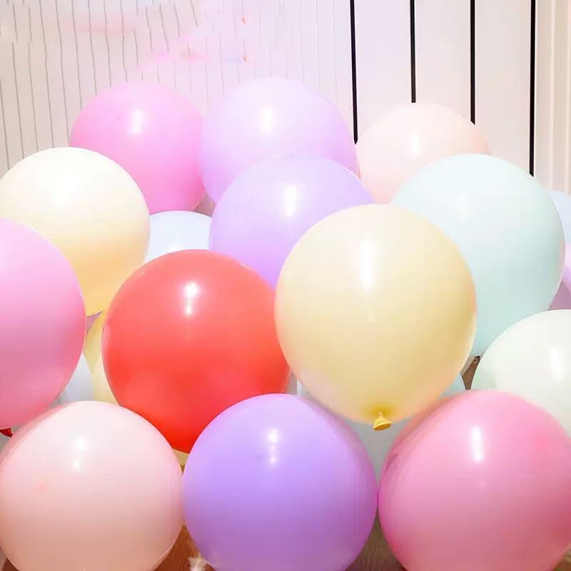 100 globos de látex arcoíris de 10 pulgadas de colores surtidos, globos de fiesta para cumpleaños, boda, fiesta, decoración de Navidad, globos