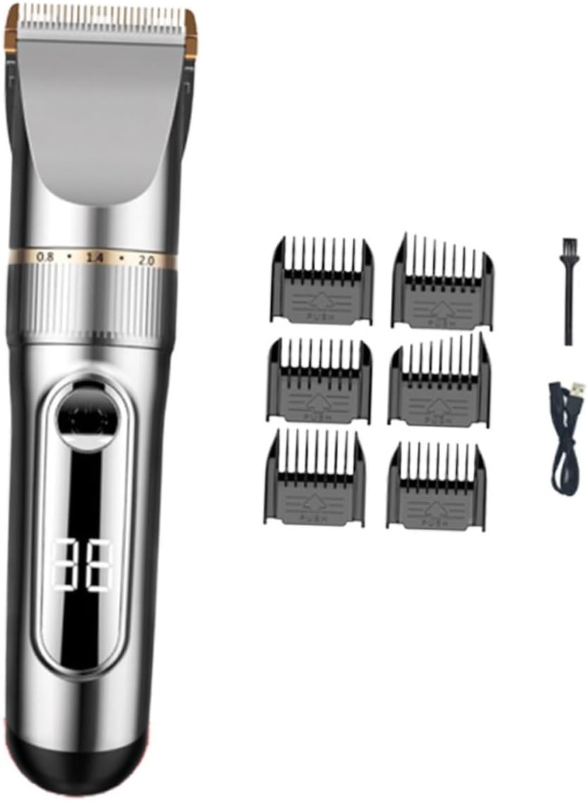 Beavorty 1 máquina de afeitar recargable para hombres, cortadora de pelo inalámbrica, recortadora inalámbrica para hombres, afeitadora de pelo de