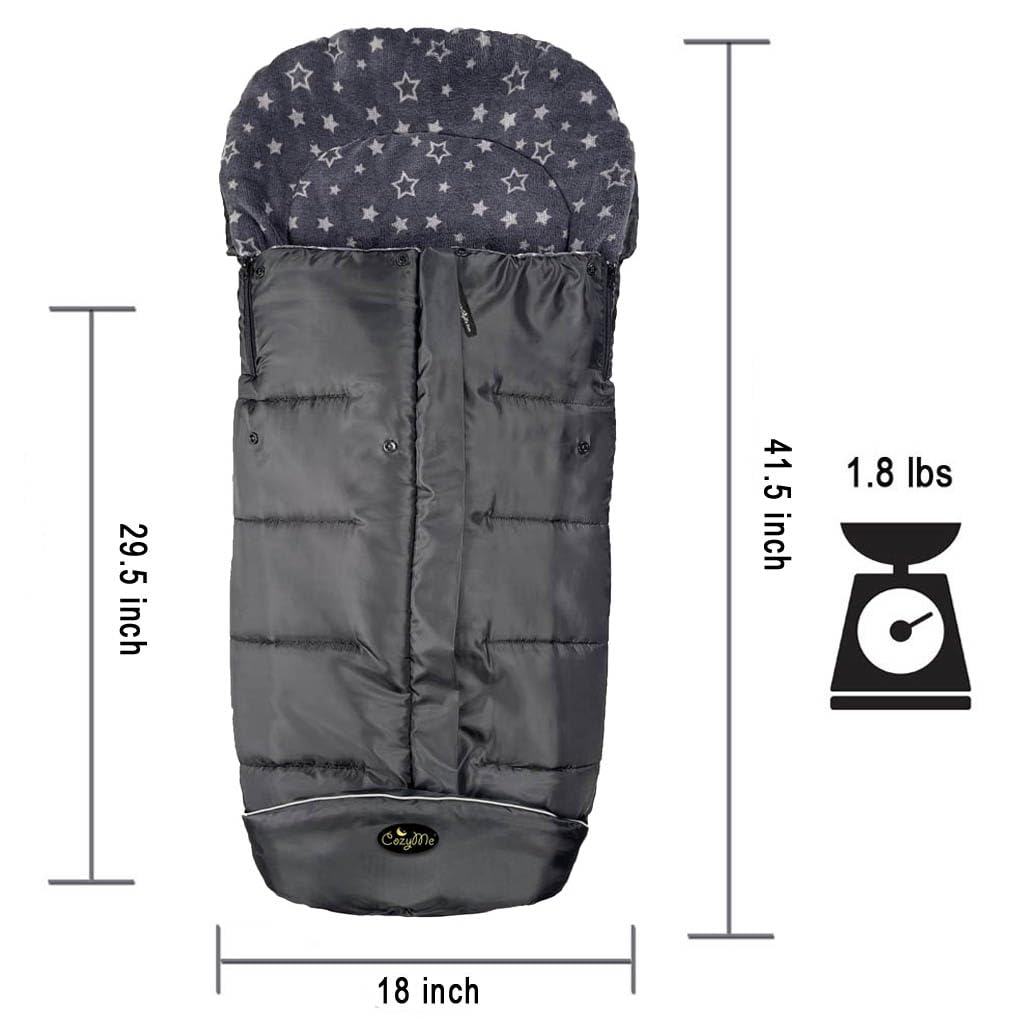 Saco para cochecito, funda para cochecito de invierno para niño, fácil reguración de temperatura, bolsa para bebé, manta impermeable para cochecito