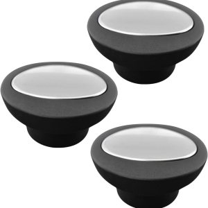 Perillas universales de repuesto para tapa de olla (3 unidades), color negro Perillas universales de repuesto para tapa de olla (3 unidades), color negro