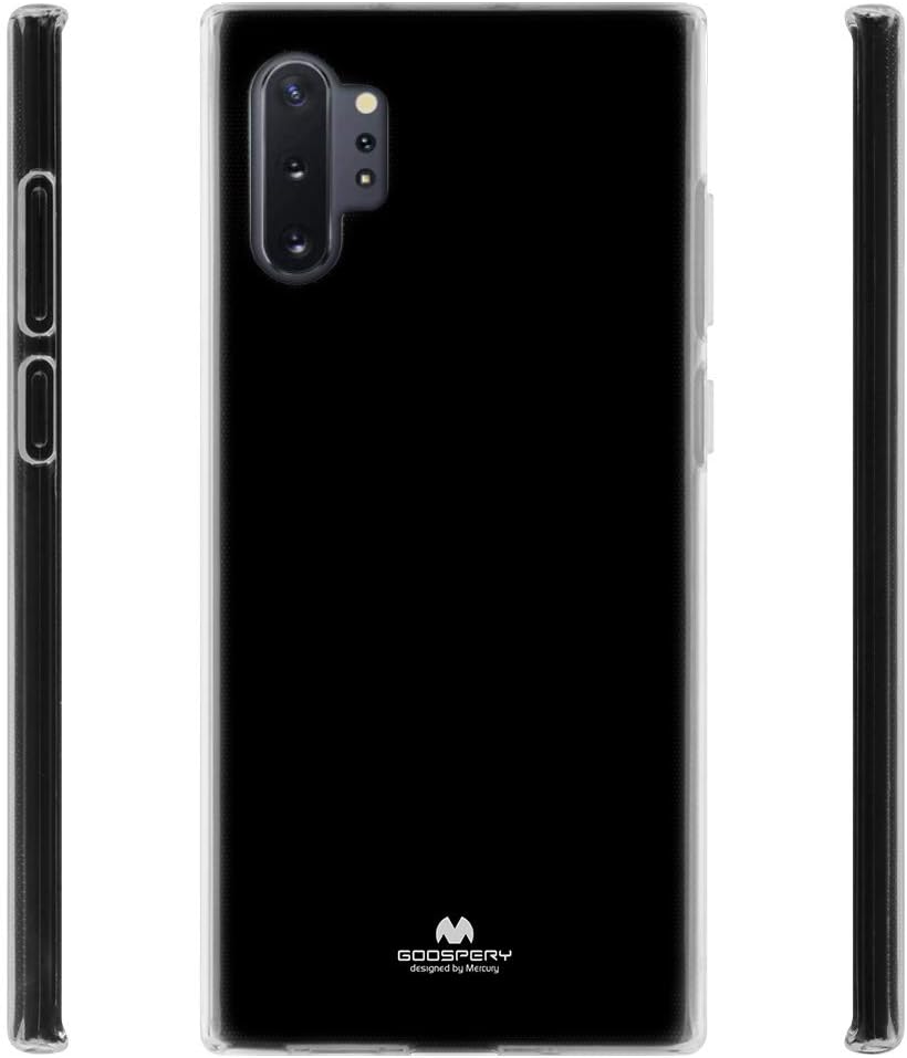 GOOSPERY Funda transparente para Samsung Galaxy Note 10 Plus (2019) Funda delgada de goma TPU (transparente)