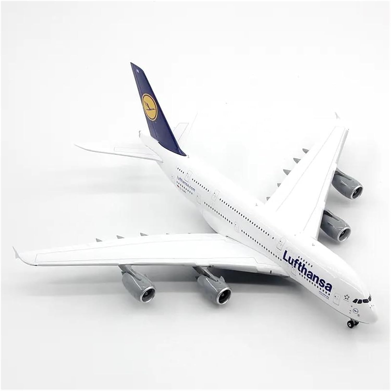 Scale Airplane Model 1400 for Lufthansa Airbus A380 Aircraft Model Alloy Finished Aircraft Model Scale Airplane Model Exquisite Collection Gift