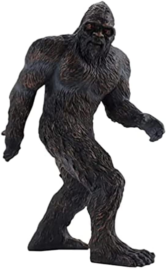 Bigfoot Estatua de jardín  Intrigante figura de Sasquatch para decoración al aire libre  Escultura negra para césped, patio  Regalo único de