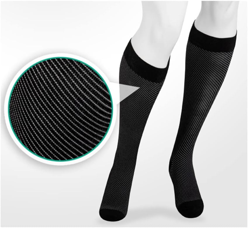 Juzo Power Vibe – Calcetines de compresión prémium para hombres y mujeres, 15-20 mmHg