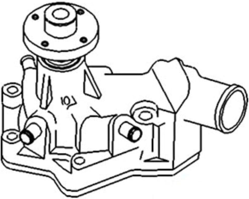 RE67185 Bomba de agua del mercado de accesorios para John Deere se adapta a JD Tractor 5210 5300 5320 5400