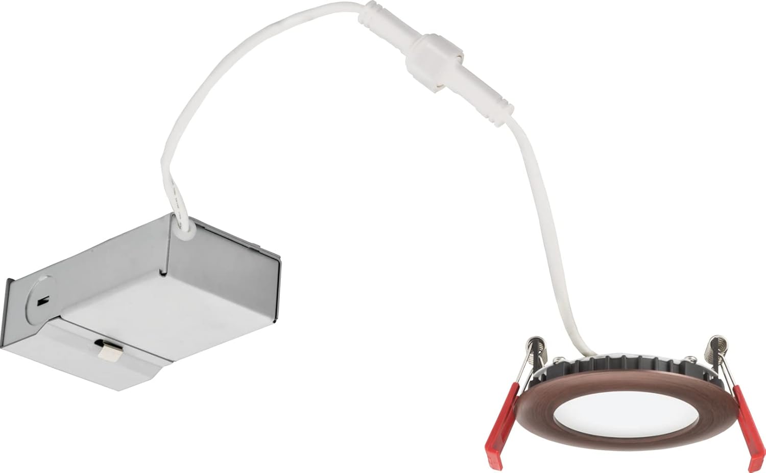 Lithonia Lighting WF3 LED 30K ORB M6 8W Ultra Thin 3″ Dimmable LED Lámpara de techo empotrable 3000K, bronce, bronce aceitado