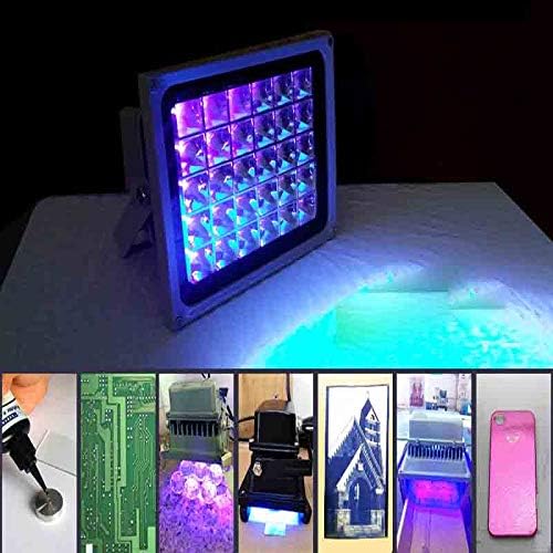 Lámpara de curado UV LED Lámpara sin sombras UV 365nm 395nm 405nm Exposición de impresión Billete de banco Pantalla de teléfono móvil Vinculación de