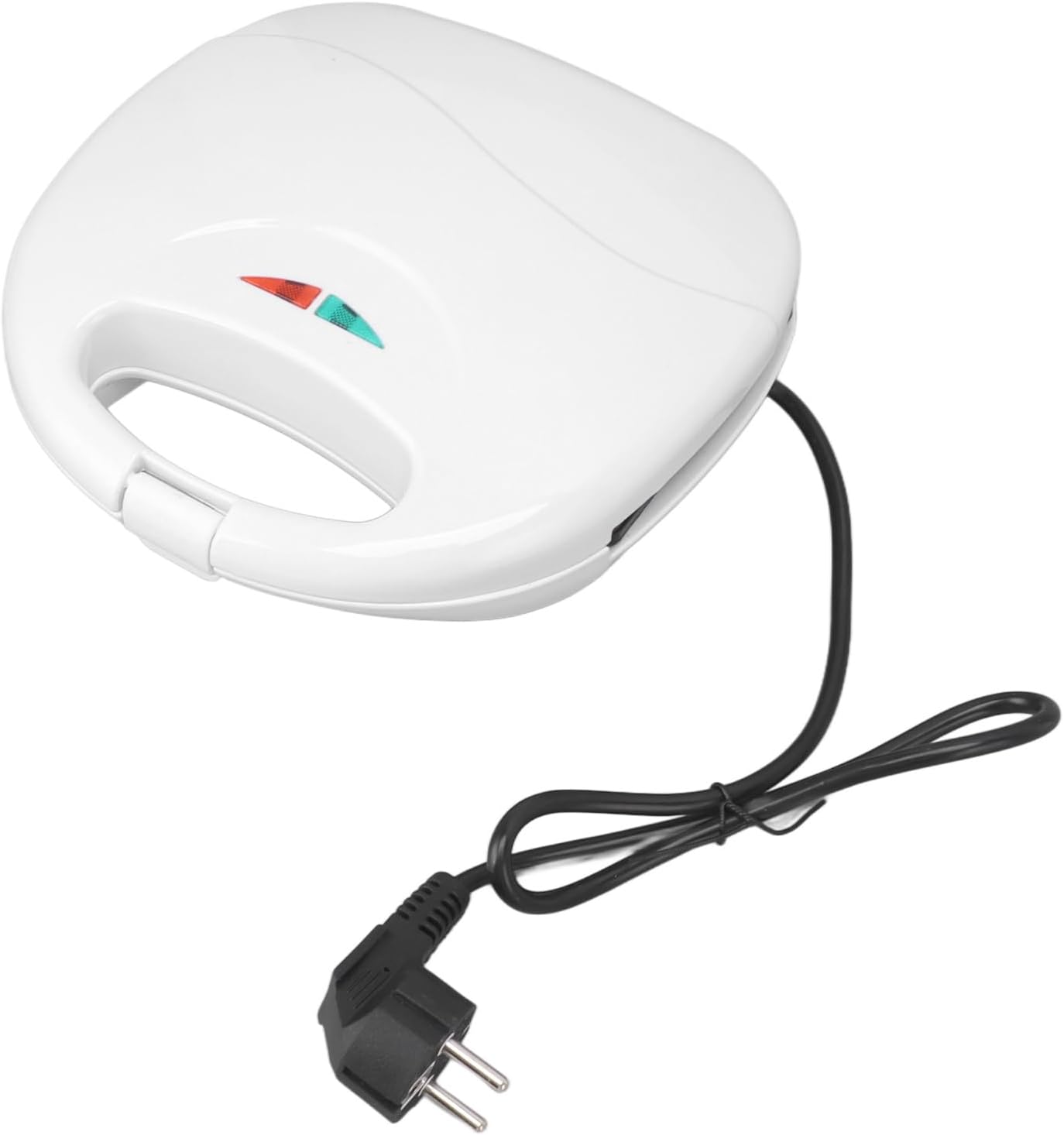 Ozgkee Tostadora eléctrica de 750 W, prensa y tostadora de llenado profundo, tostadora con placa antiadherente, fácil de