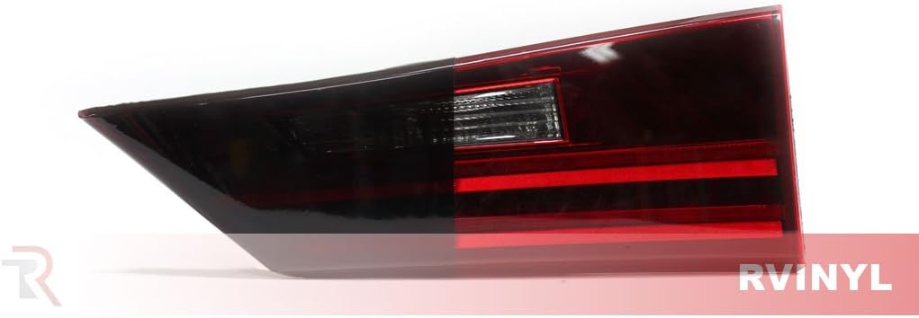 Rvinyl Cubiertas de tinte de luz trasera compatibles con Mercedes-Benz Clase S 2007-2009 – humo opaco