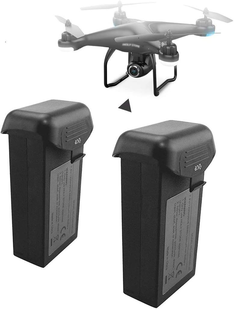 2 unids 7.4 V 1200 mAh batería de litio para HS120D plegable sin escobillas cuatro ejes aviones accesorios teledirigido Drone