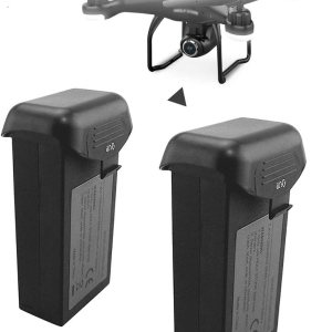 2 unids 7.4 V 1200 mAh batería de litio para HS120D plegable sin escobillas cuatro ejes aviones accesorios teledirigido Drone 2 unids 7.4 V 1200 mAh batería de litio para HS120D plegable sin escobillas cuatro ejes aviones accesorios teledirigido Drone