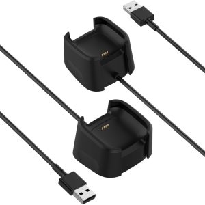 Cargador para Fitbit Versa 2, 2 unidades, 3.3 pies cable de carga de repuesto (imán fuerte) Cargador para Fitbit Versa 2, 2 unidades, 3.3 pies cable de carga de repuesto (imán fuerte)