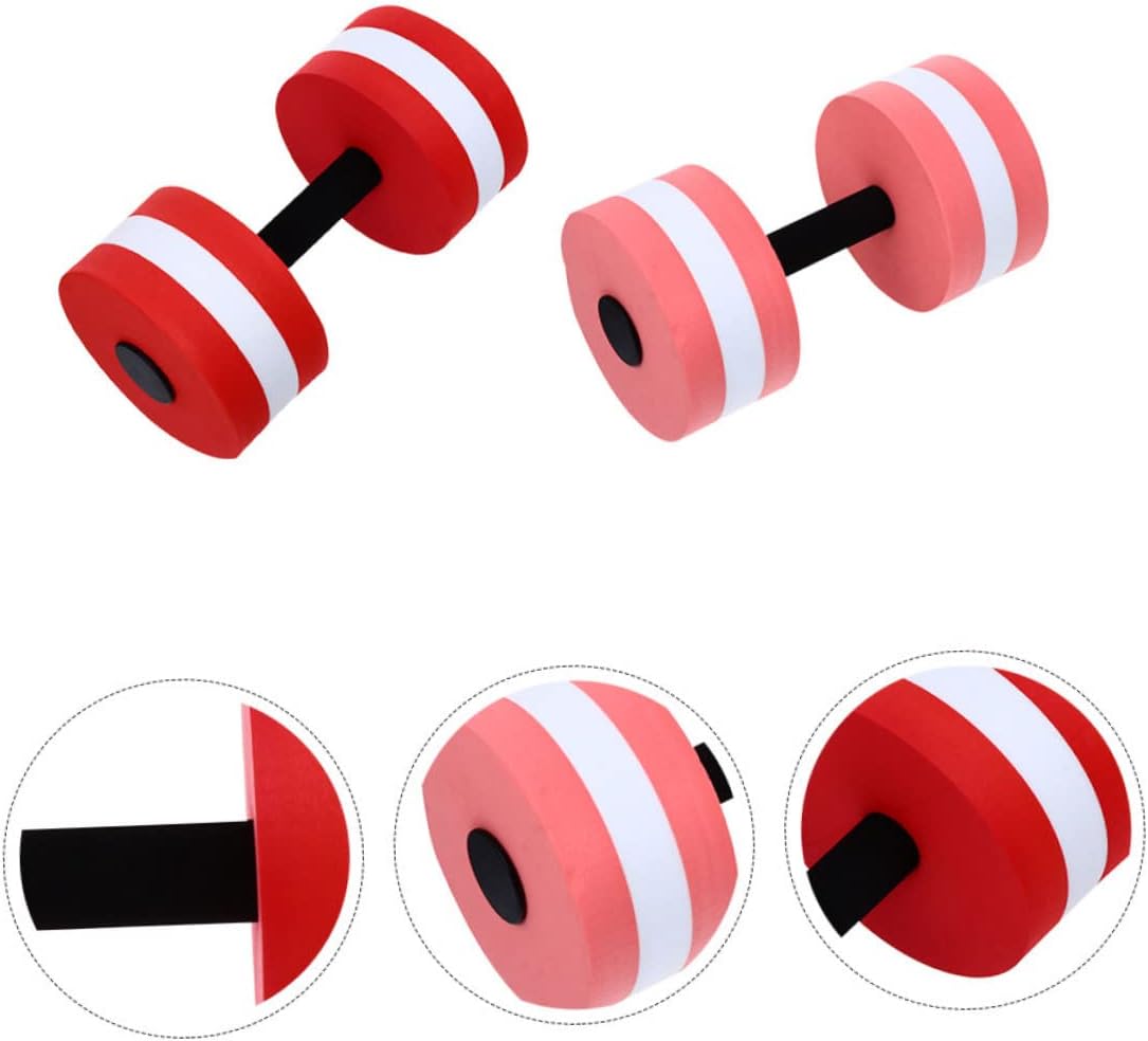 Abaodam 4 mancuernas para ejercicio acuático, mancuernas de piscina, mancuernas de peso, mancuernas y accesorios deportivos para piscina
