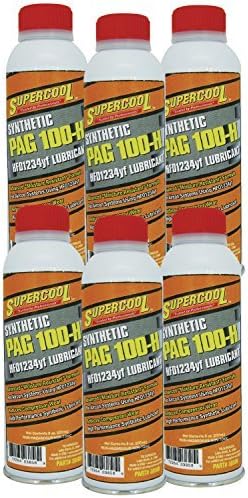TSI Supercool 38589-6CP 100 HFO-1234yf PAG 100 Lubricante, 8 onzas, paquete de 6
