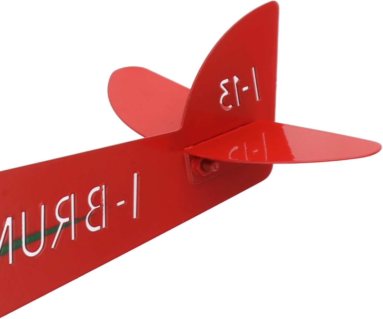 Esculturas de viento, 3D Red Metal Aviones Molino de Viento Spinner para la Decoración al aire libre