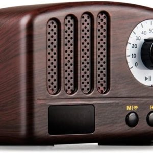 Retro Radio- Altavoz portátil Clásico Estilo Vintage Mini Tamaño Altavoz con Radio FM Retro Radio- Altavoz portátil Clásico Estilo Vintage Mini Tamaño Altavoz con Radio FM