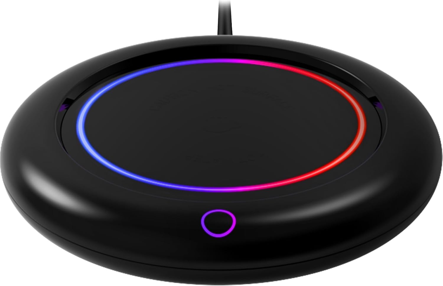 Calentador de taza de café de 40 W con apagado automático para escritorio, calentador de tazas inteligente de 3 niveles de temperatura, calentador