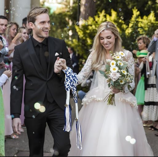 Cordón de ayuno para boda en algodón natural, lazo de boda para boda, Lazos para bodas, de Iglesia para Novios, cuerda de lazo de boda, patrón celta