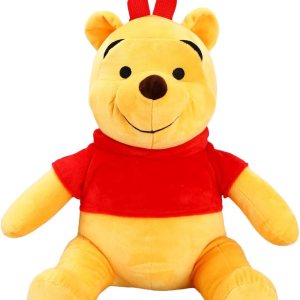 Bioworld Winnie The Pooh Bear – Mochila de peluche (17 pulgadas), Amarillo, Classic Bioworld Winnie The Pooh Bear – Mochila de peluche (17 pulgadas), Amarillo, Classic