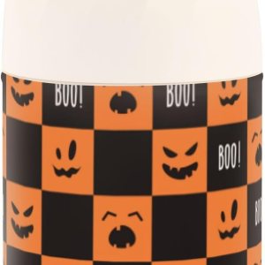 Faces Halloween – Recipientes de comida aislados para niños y mujeres con cuchara de 17 onzas  16.9 fl oz, recipientes para almuerzo de acero Faces Halloween – Recipientes de comida aislados para niños y mujeres con cuchara de 17 onzas  16.9 fl oz, recipientes para almuerzo de acero