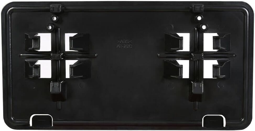 Soporte para placa de matrícula de parachoques delantero, marco Holde compatible con Ford F150 2015-2017, reemplazo de soporte de montaje de placa