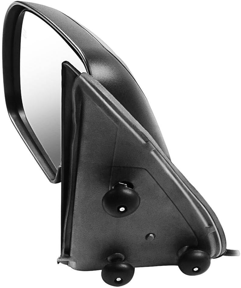 SCITOO Espejo retrovisor lateral izquierdo para 2002 Chevy Avalanche 1500 2500 2000-2002 Suburban 1500 2500 Calefacción Manual Plegable Negro
