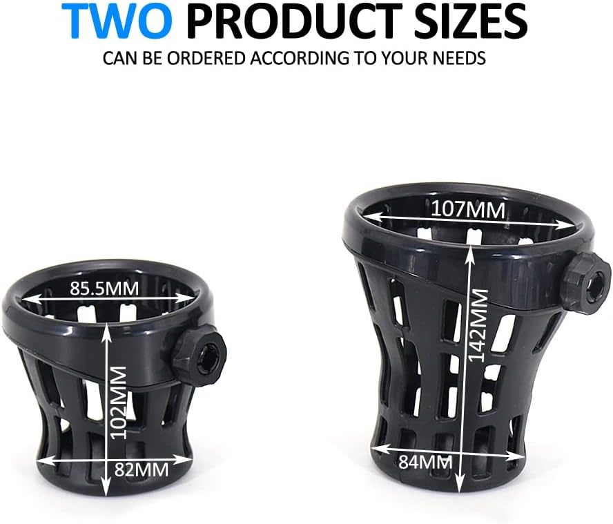 Motorcycle Handlebar Cup Holder Drink Mounted for Harley Dyna Softail Electra Glide 1996-up for Honda Goldwing GL1800 Handlebar Cup Holder Drink