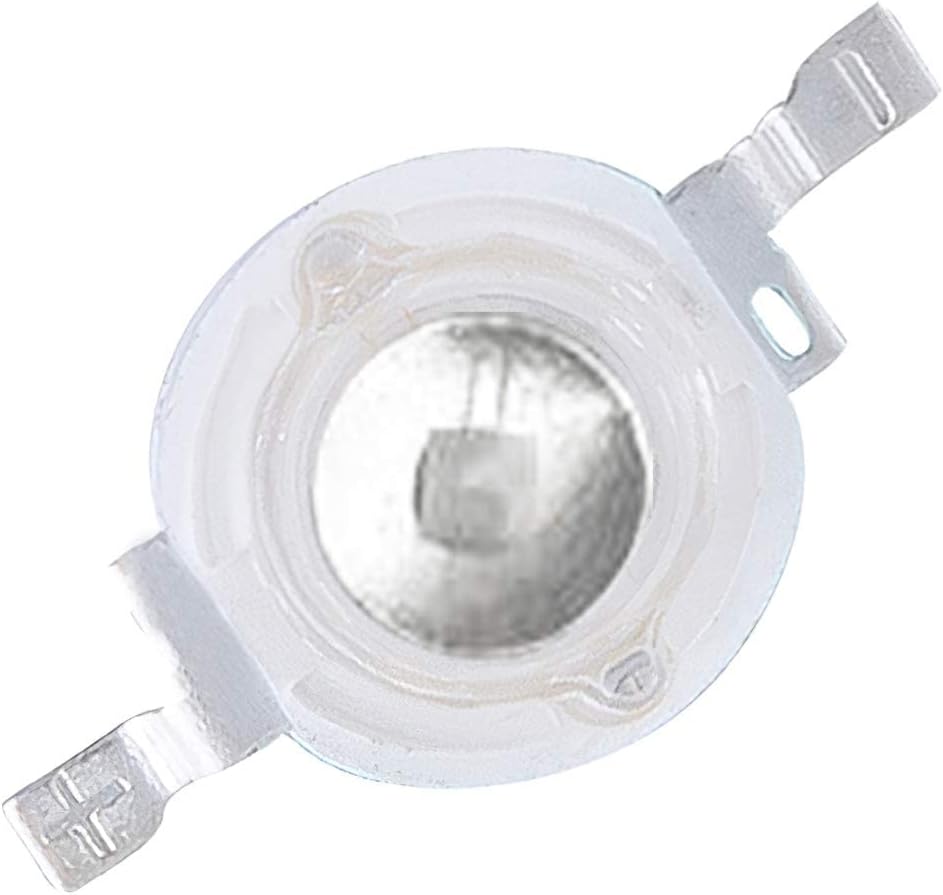 (Paquete de 20) 1W 6500K blanco frío LED perlas, chip LED, bombilla de lámpara LED para luces LED de escenario