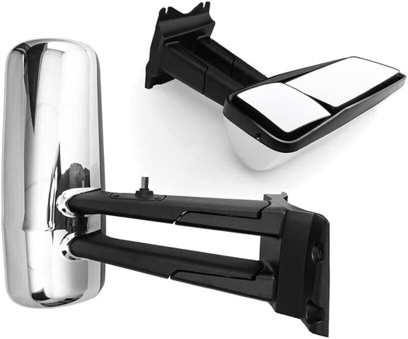 FINDAUTO Espejos para capó de camión para 2013-2020 para Kenworth T680 T880, 2013-2020 para camiones W990, espejo de puerta lateral con luz de señal