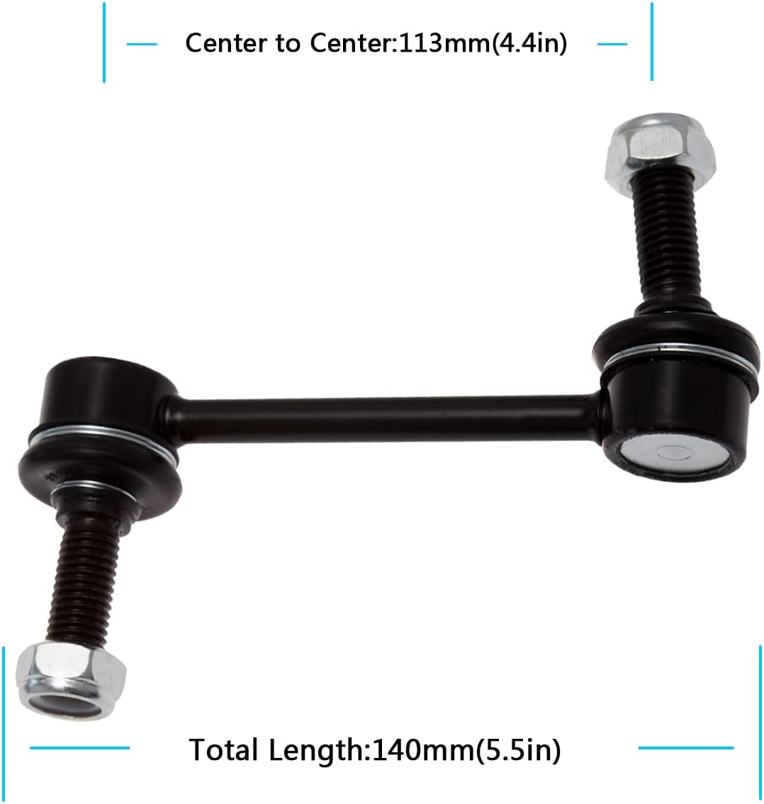 AUQDD 2 eslabones estabilizadores de barra estabilizadora delantera K750159 compatibles con Ford Edge 2007-2014 (hasta 12232014) Lincoln MKX