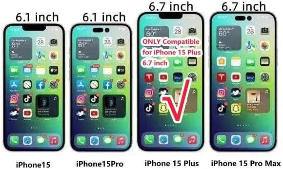 Blingy’s Funda para iPhone 15 Plus, lindo diseño de cactus y llamas, divertido estilo alpaca, diseño de animales de dibujos animados, funda